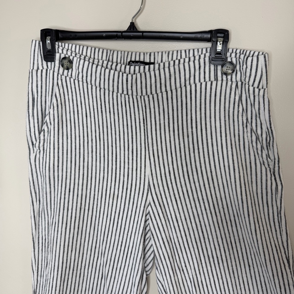 Definition by D Jeans Linen Blend Beach Pant Size XL - Picture 3 of 16